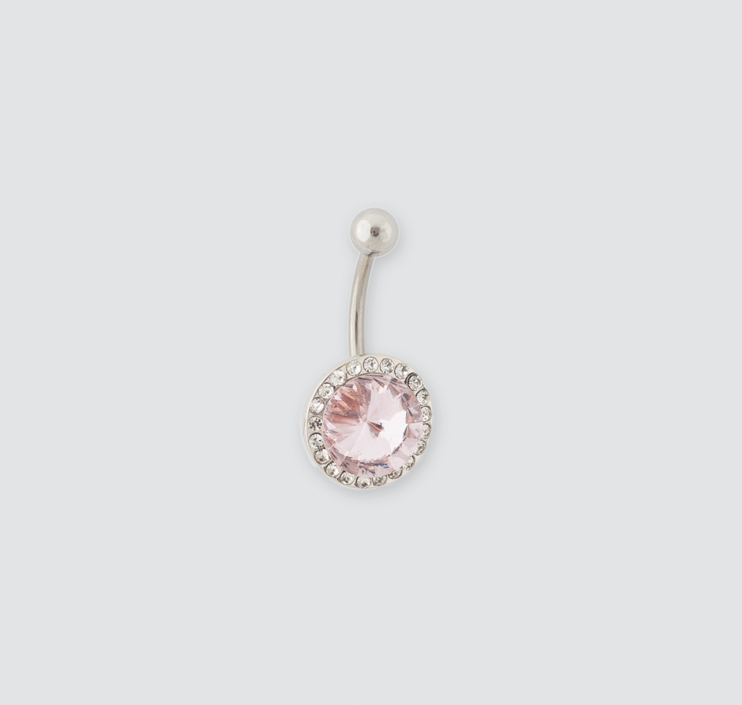 Пирсинг Мармалато, цвет Серебро-розовый-прозрачный #1