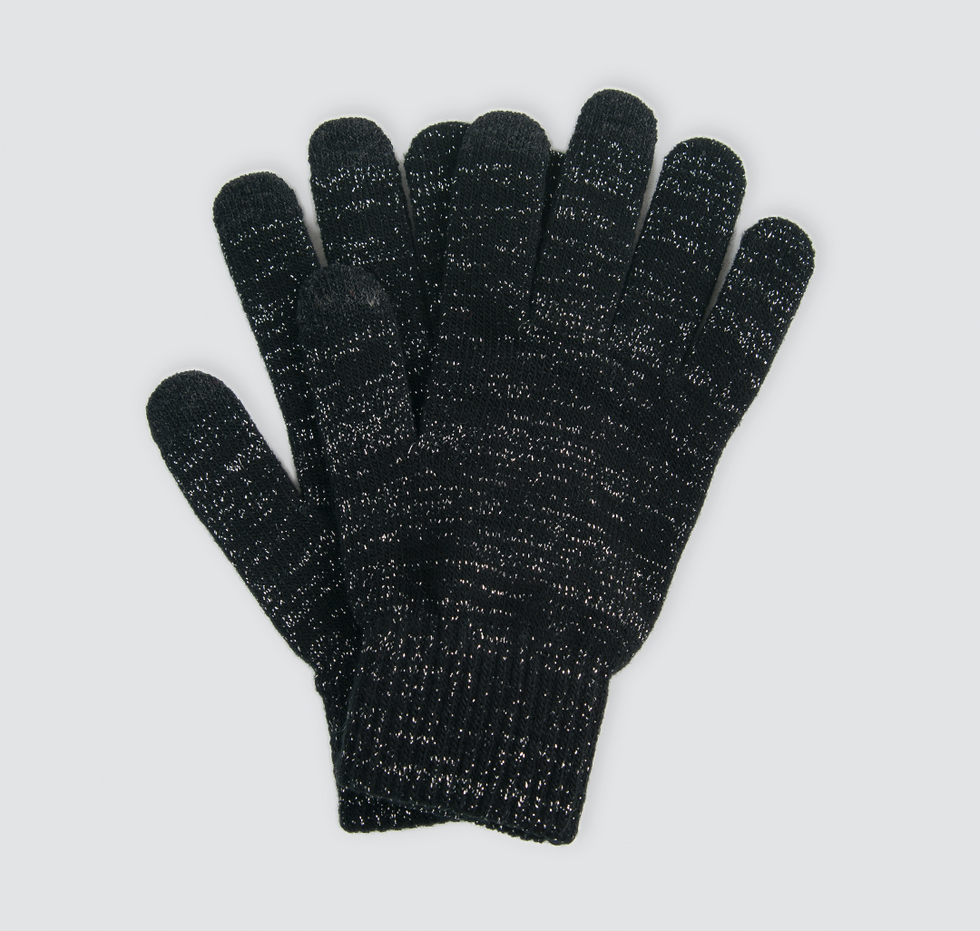 Перчатки Мармалато, цвет Черный-серебро #1