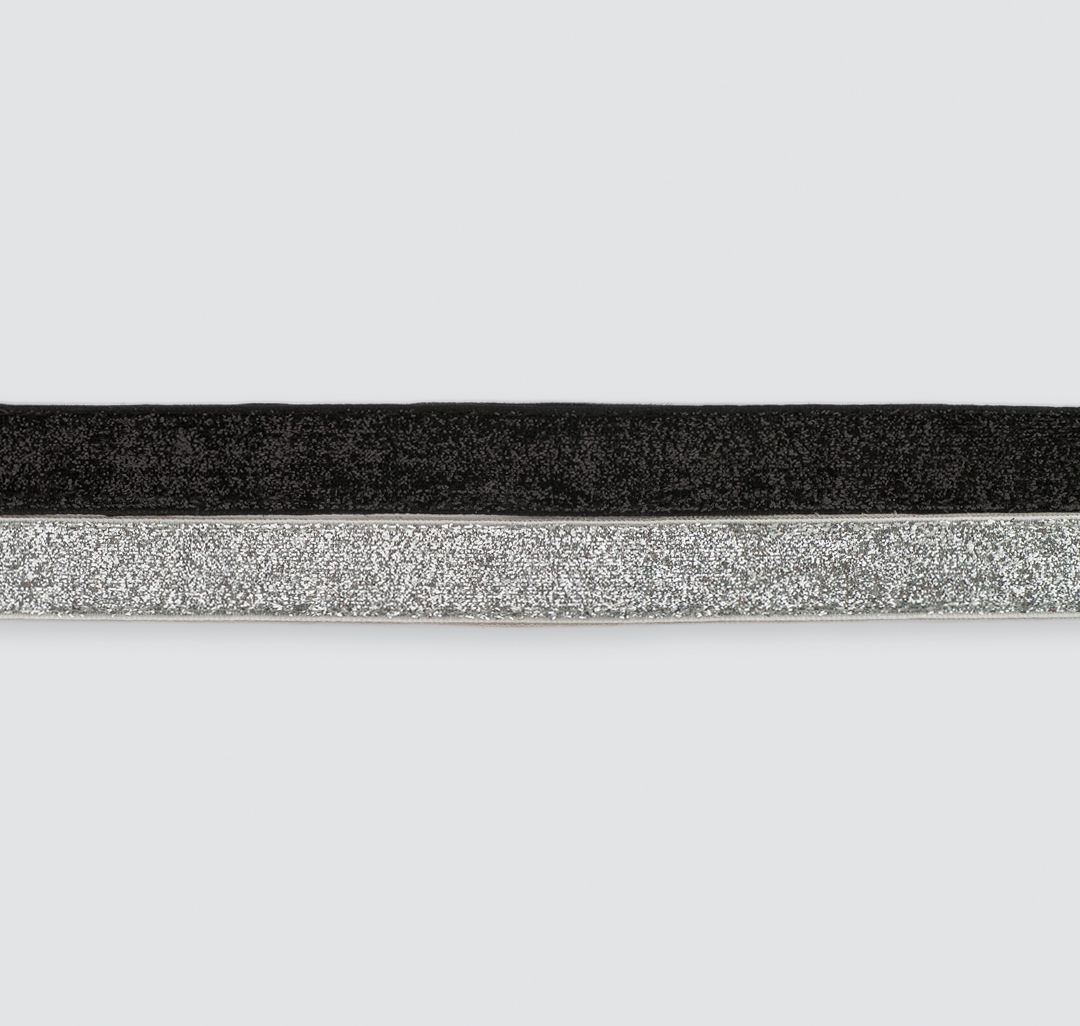 Набор повязок на голову (2 шт) Мармалато, цвет Черный-серебро #1