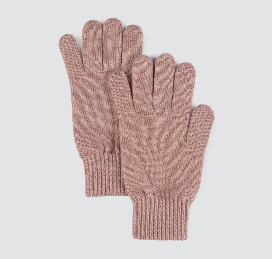 Женские перчатки с вискозой Мармалато, цвет Пыльно-розовый #1
