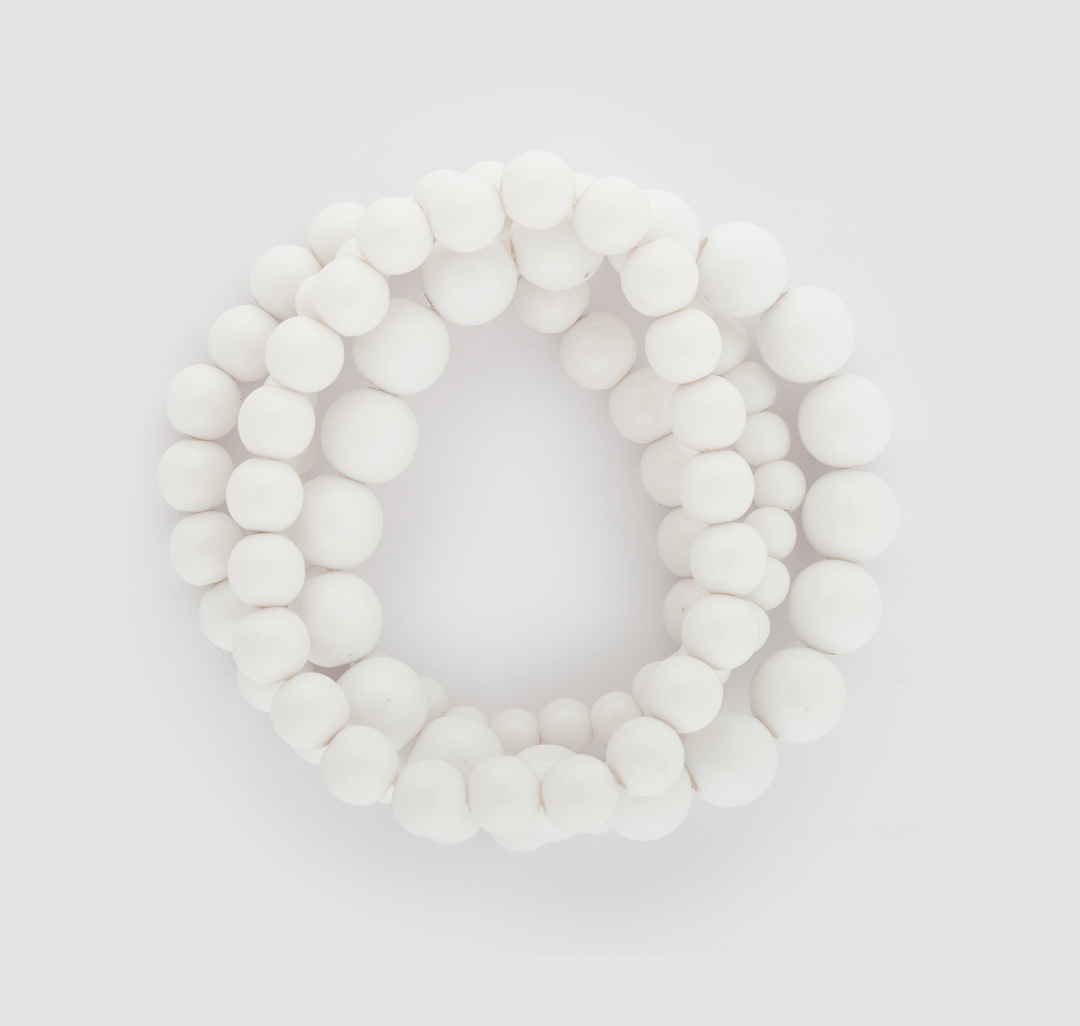Набор браслетов (4 шт) Мармалато, цвет Белый #1