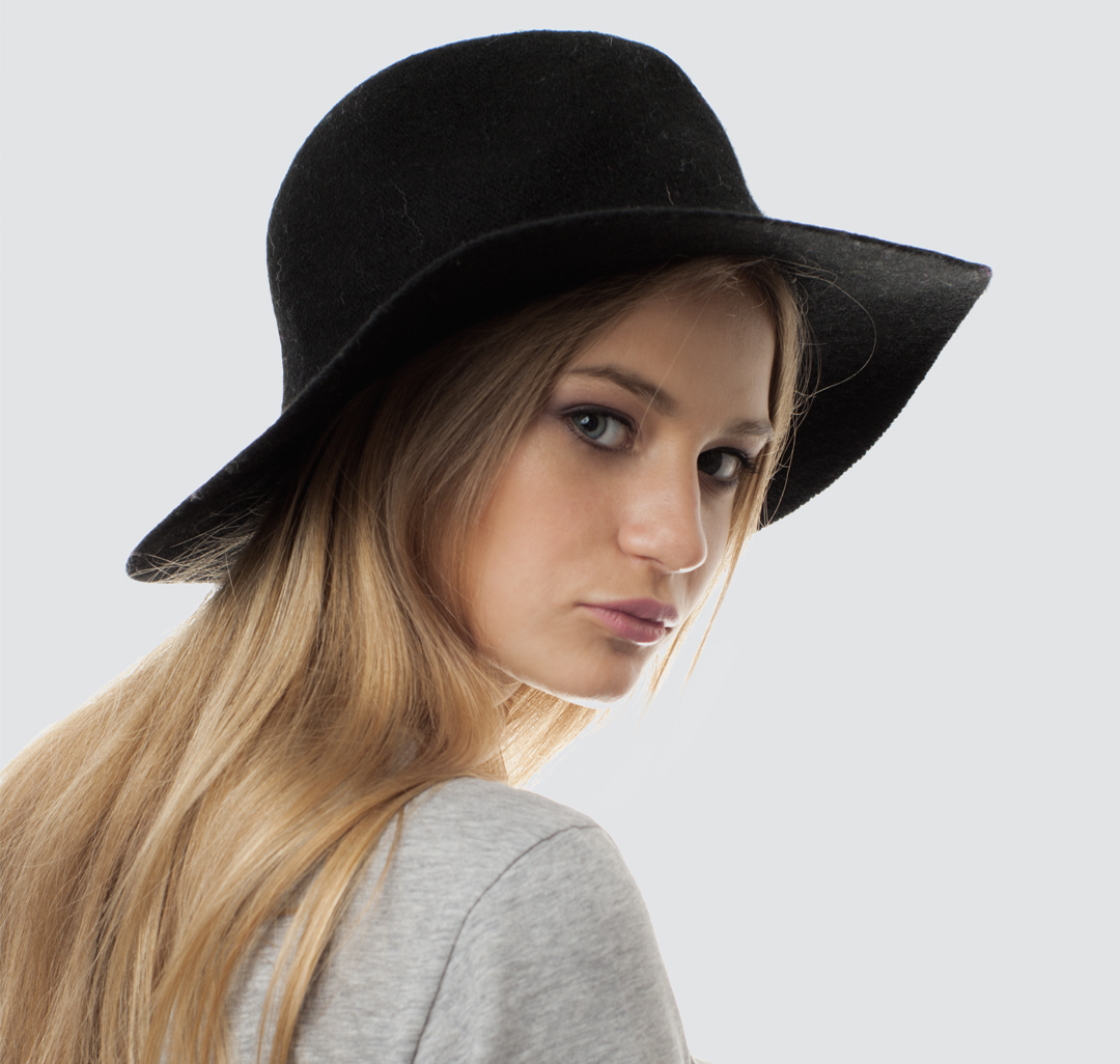 Шляпа Мармалато, цвет Черный-серый #1