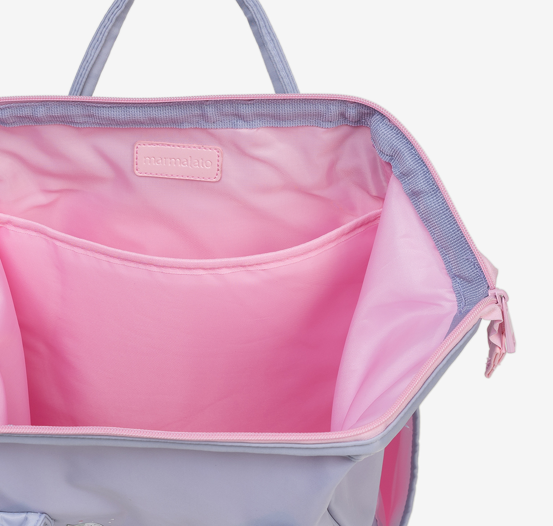 Текстильный женский рюкзак Мармалато, цвет Лавандовый-розовый-мультиколор #5