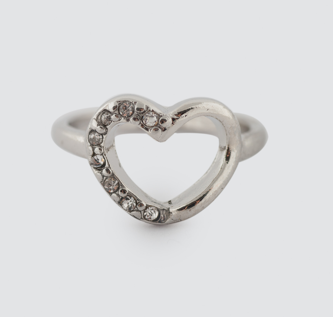 Кольцо Мармалато, цвет Серебро-прозрачный #1
