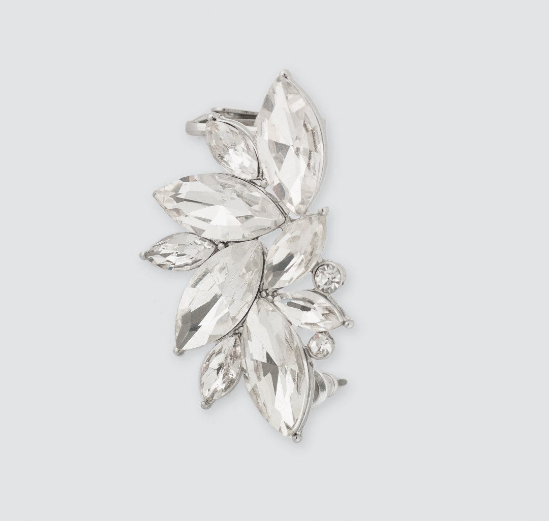 Кафф Мармалато, цвет Серебро-прозрачный #1