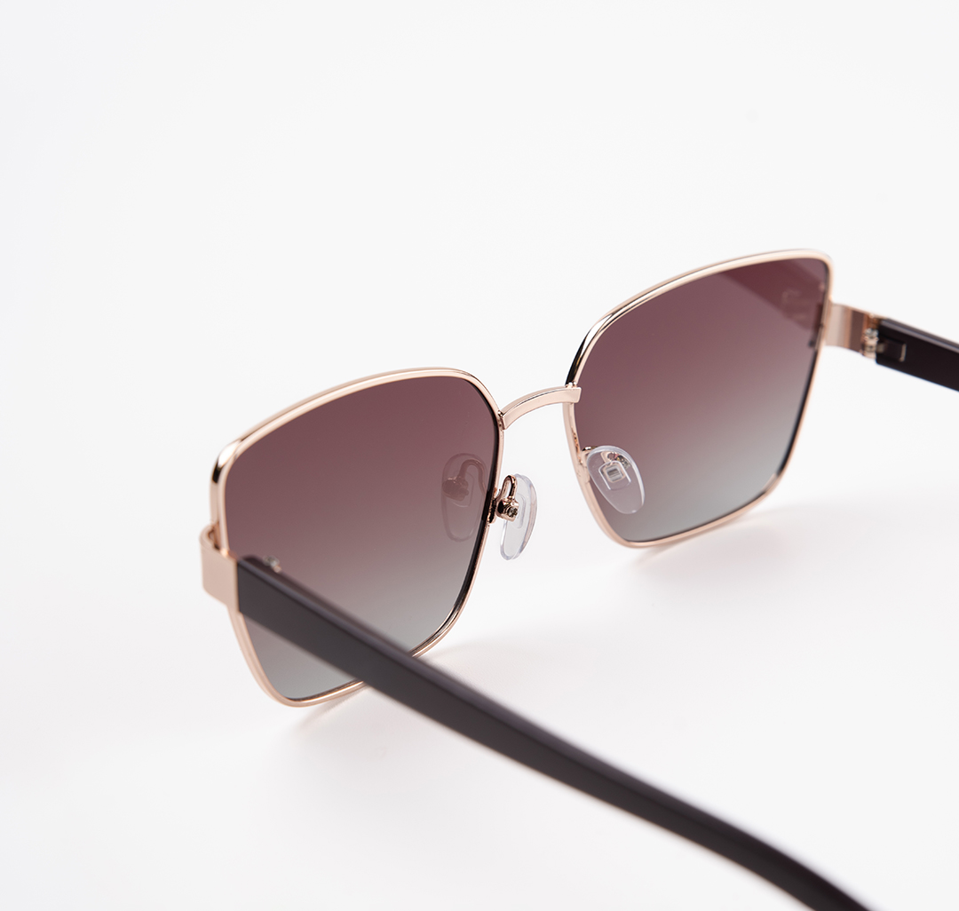 Очки с чехлом Мармалато, цвет Коричневый-золото #5