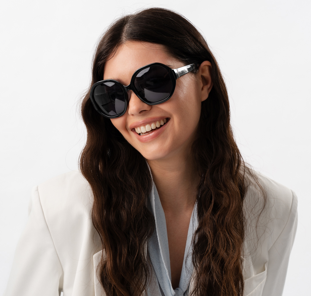 Очки с чехлом Мармалато, цвет черный-серебро #2