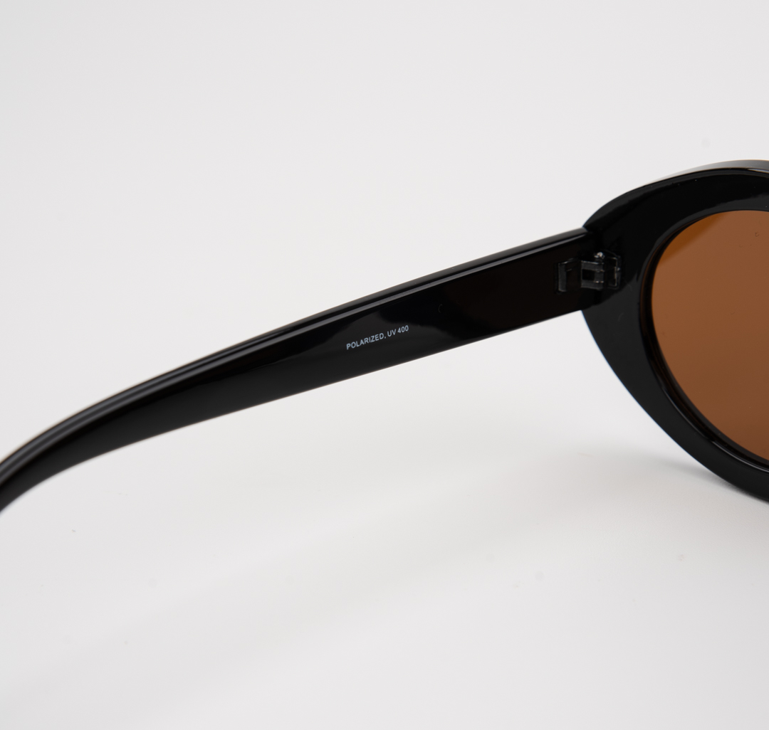 Очки с чехлом Мармалато, цвет черный-коричневый-золото #5