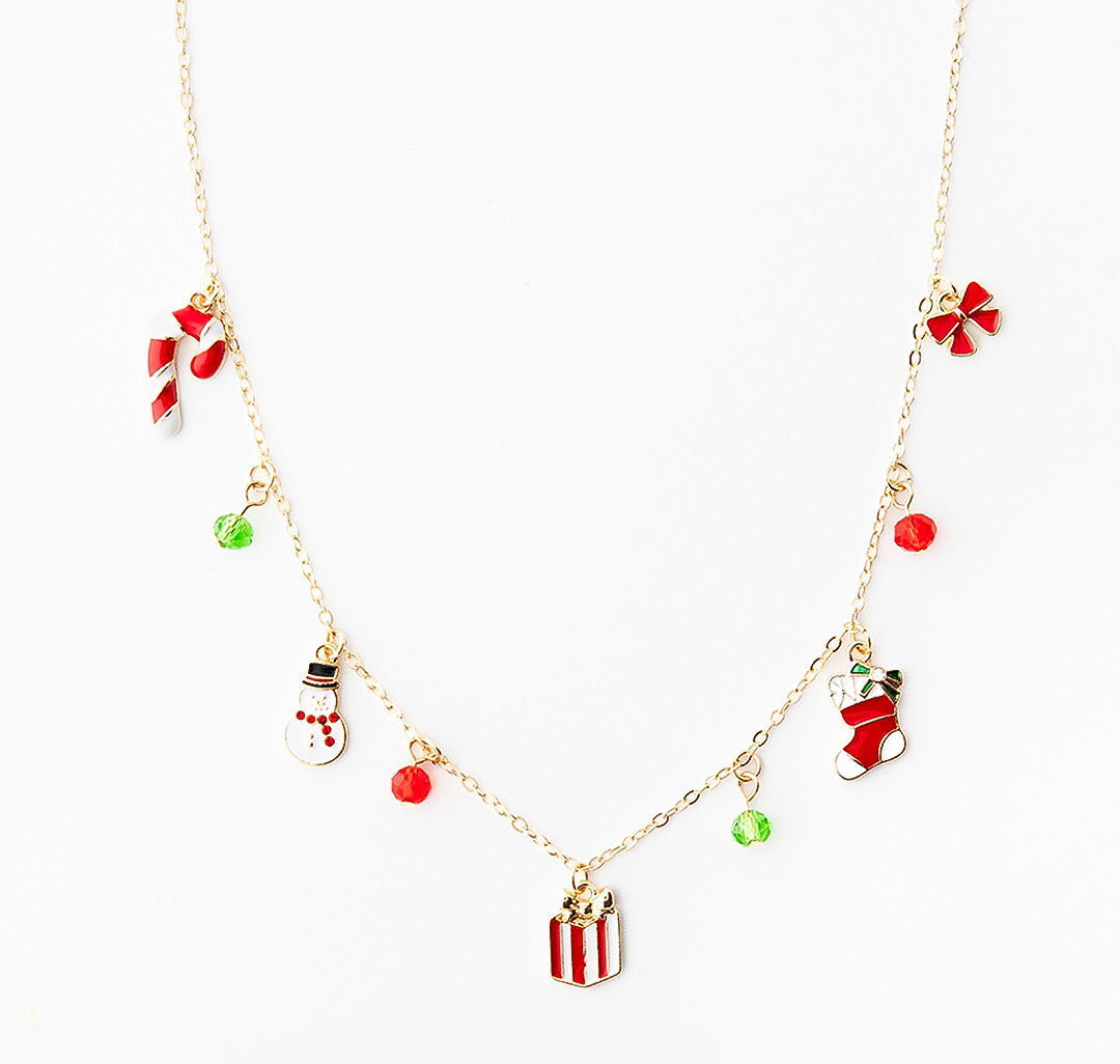 Колье Мармалато, цвет красный-золото-мультиколор #1