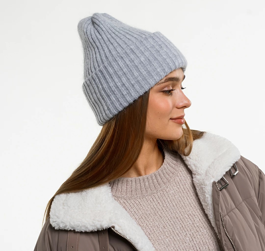 Шапка Мармалато, цвет светло-серый #2