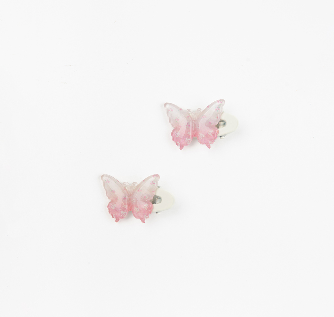 Набор зажимов (2 шт) Мармалато, цвет светло-розовый-розовый #3