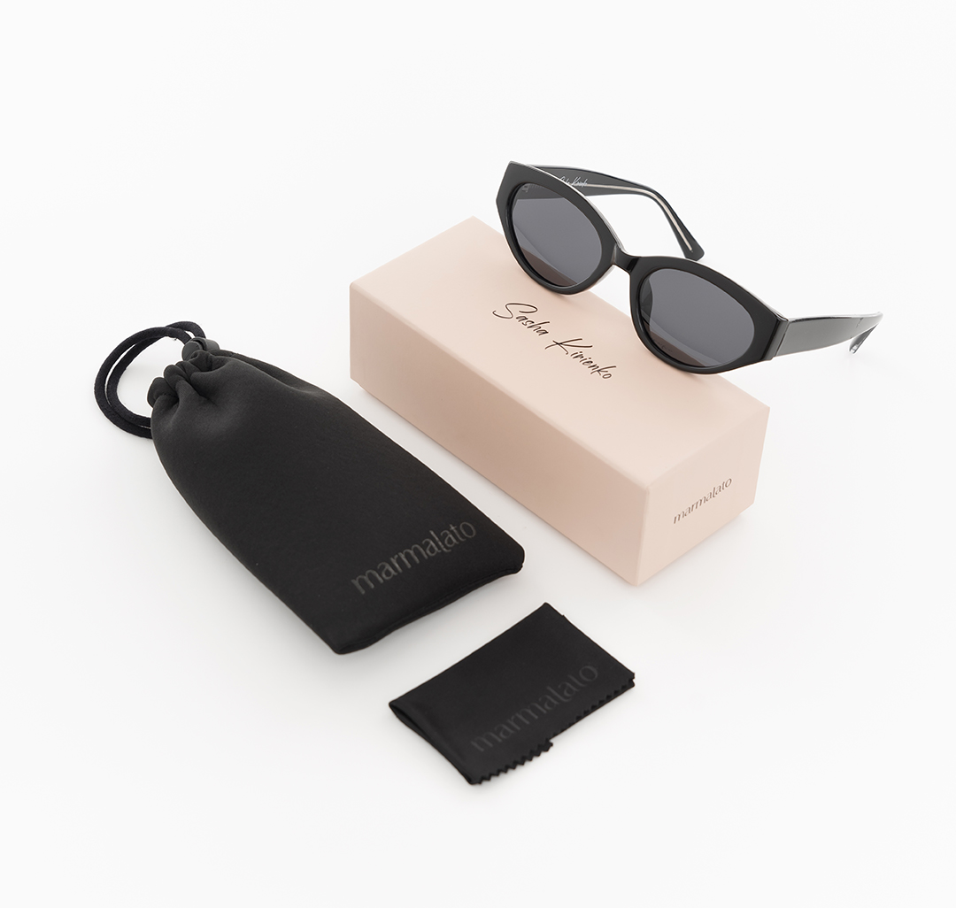Очки с чехлом Мармалато, цвет черный #6