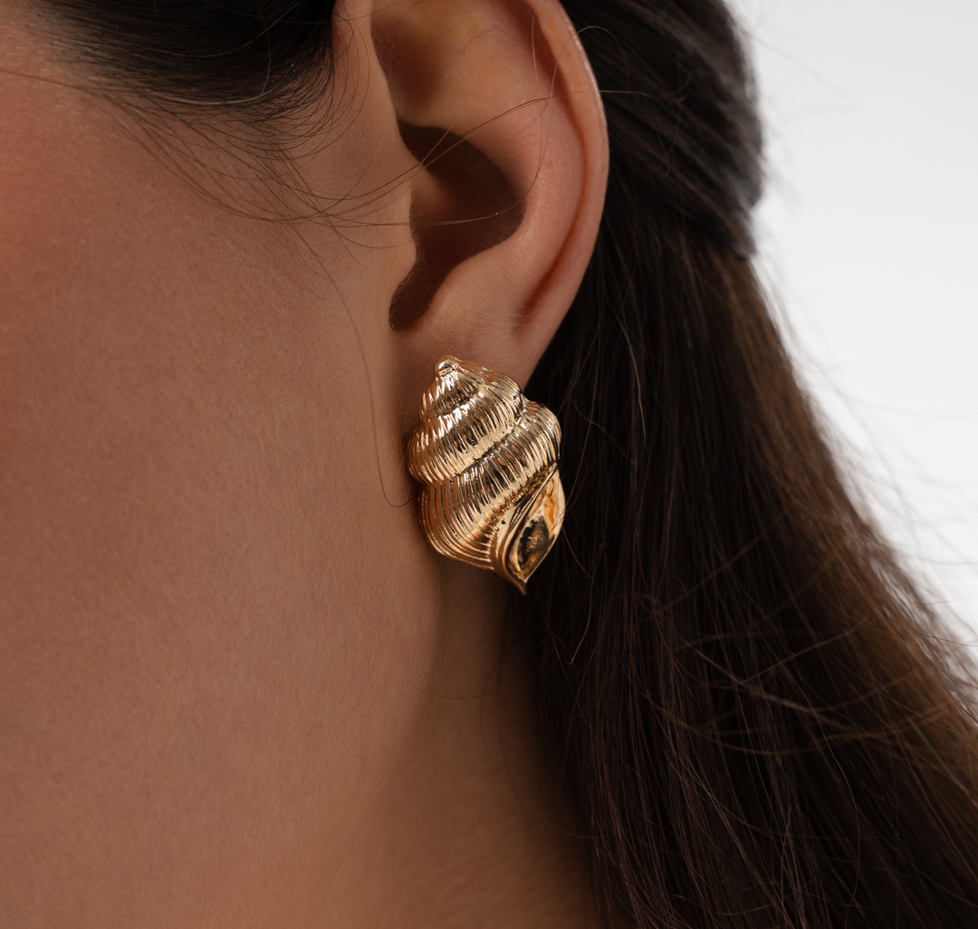 Серьги Мармалато, цвет золото #1