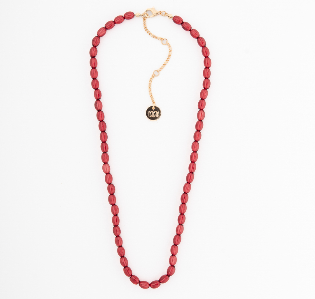 Колье Мармалато, цвет золото-винный #3