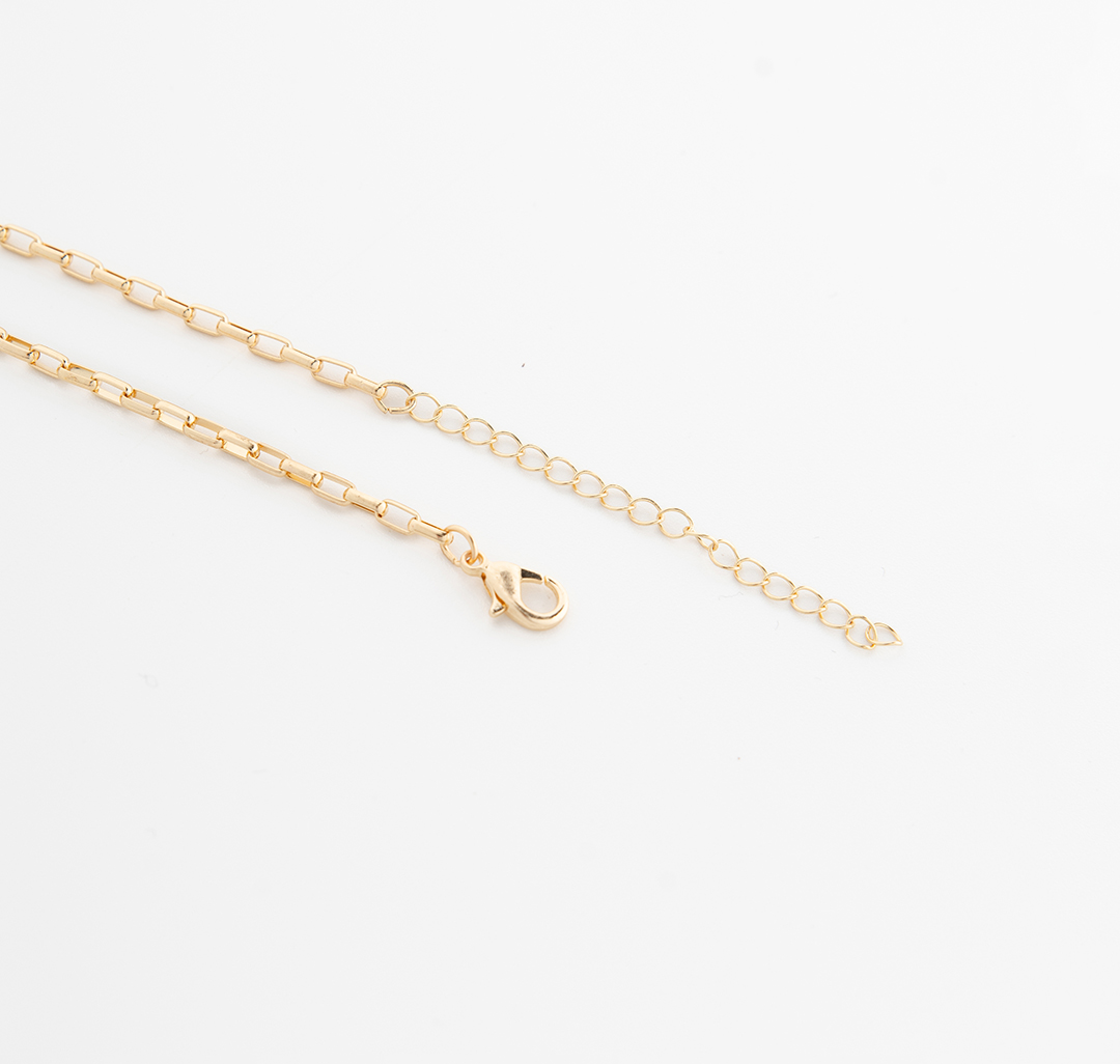 Колье Мармалато, цвет золото-прозрачный #5