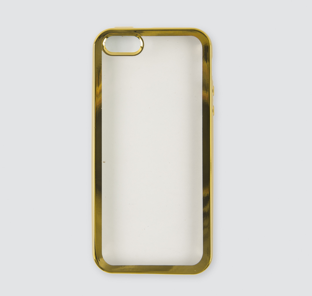 Чехол для iphone 6 Мармалато, цвет Прозрачный-золото #1