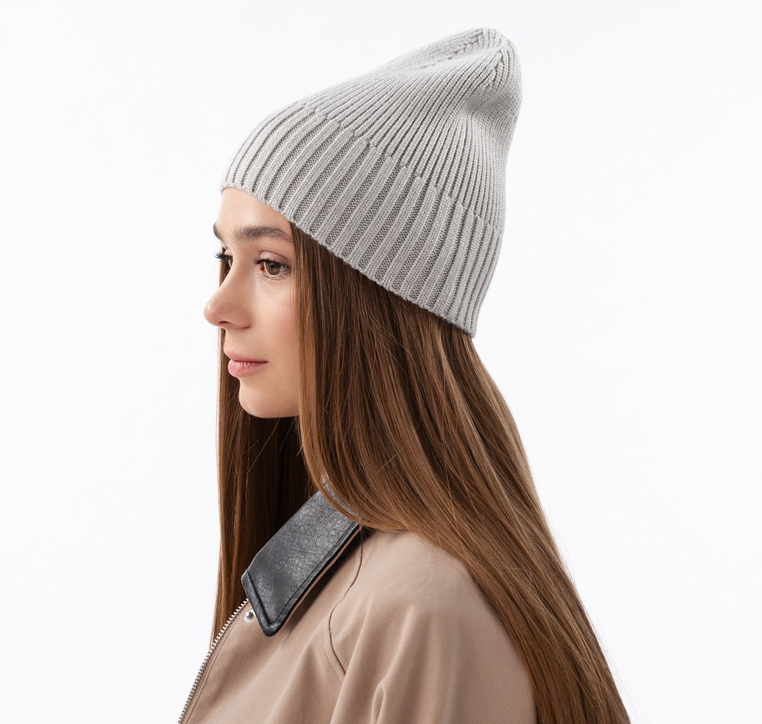 Шапка Мармалато, цвет светло-серый #2