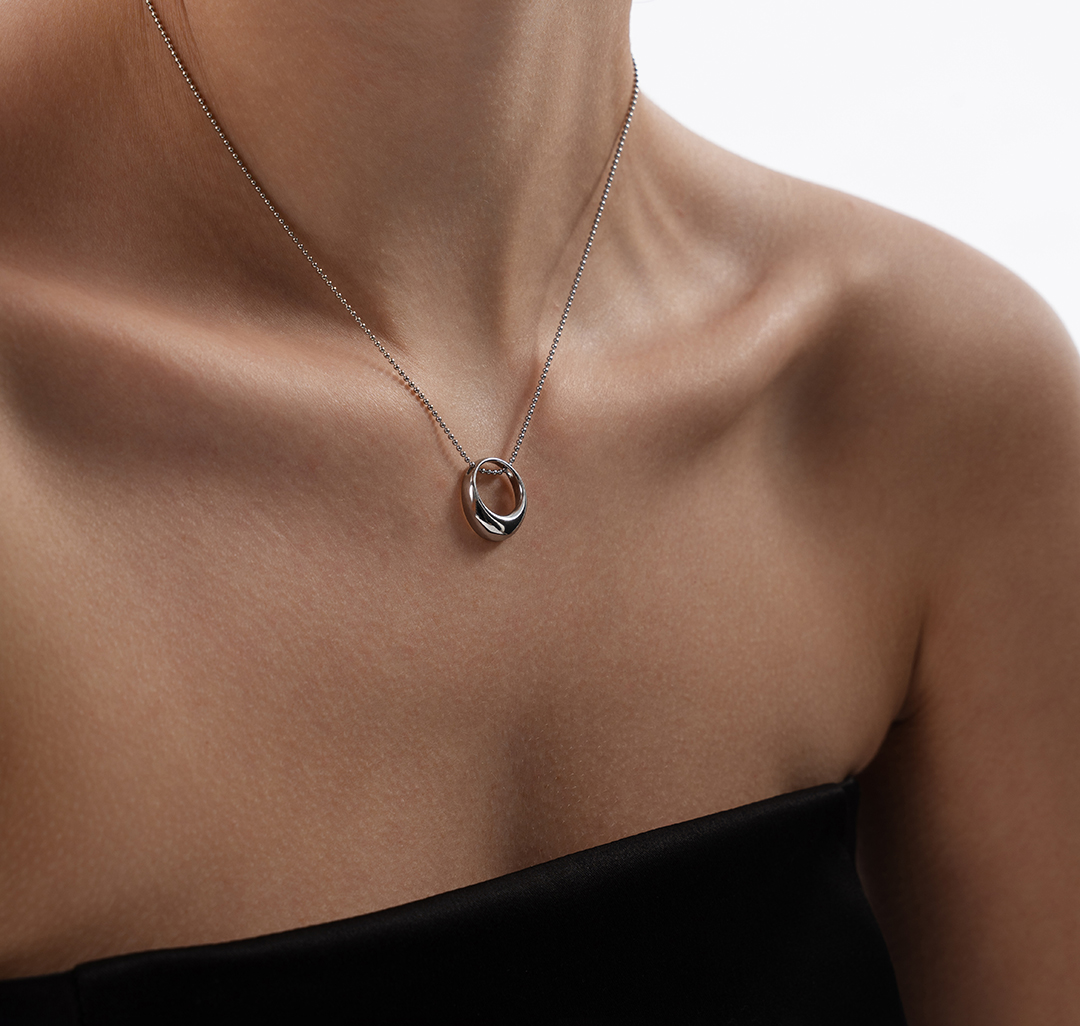 Колье Мармалато, цвет серебро #6