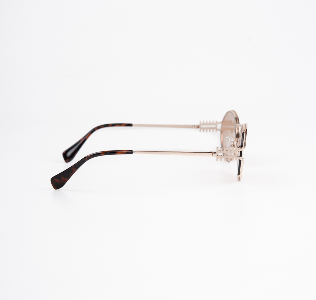 Очки с чехлом Мармалато, цвет коричневый-золото #6