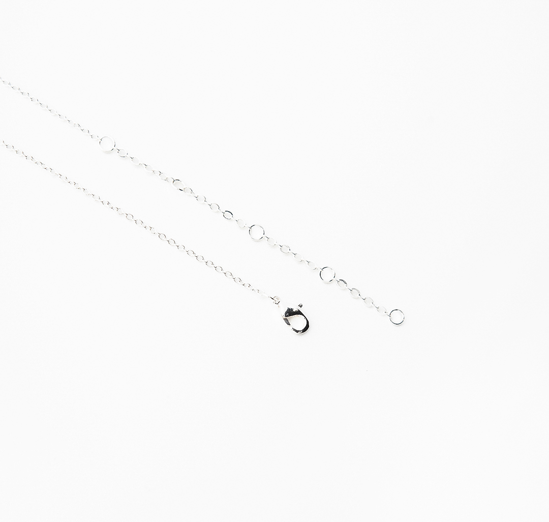 Колье Мармалато, цвет белое серебро-прозрачный #3