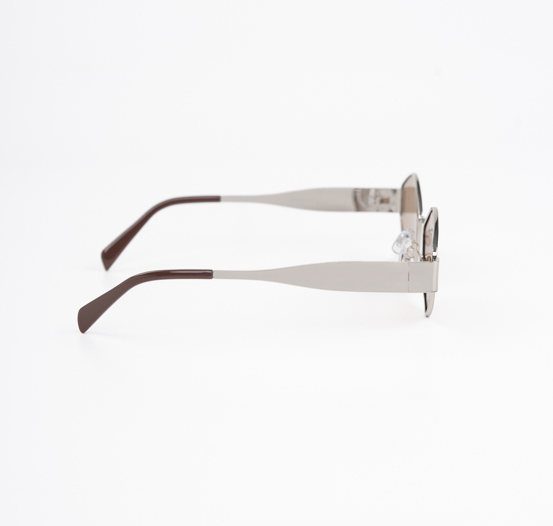 Очки с чехлом Мармалато, цвет бежевый-серебро #6