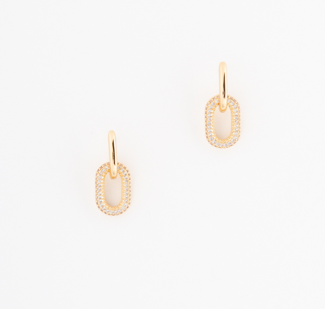 Серьги Мармалато, цвет Золото-прозрачный #1