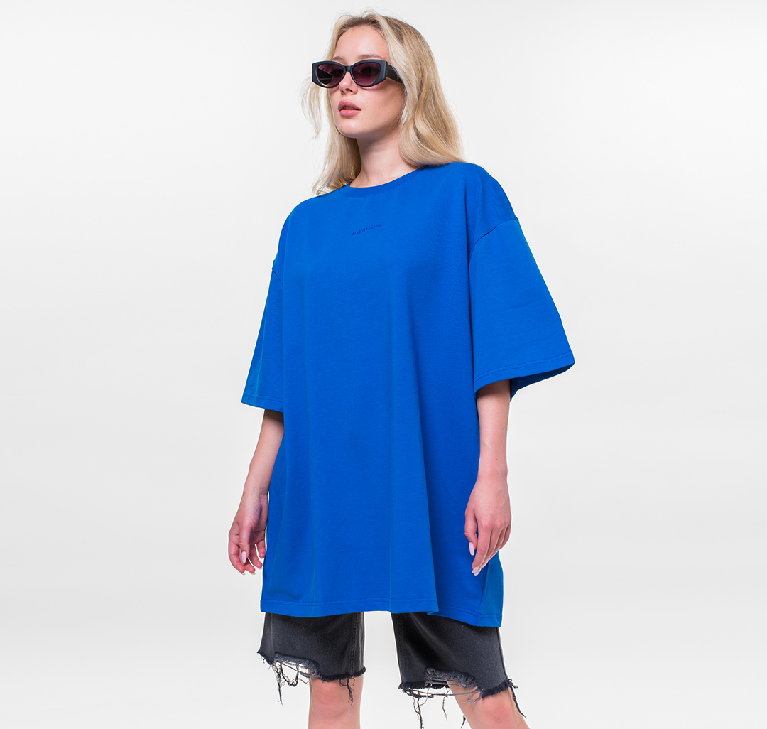 Платье-футболка Мармалато, цвет Синий #1