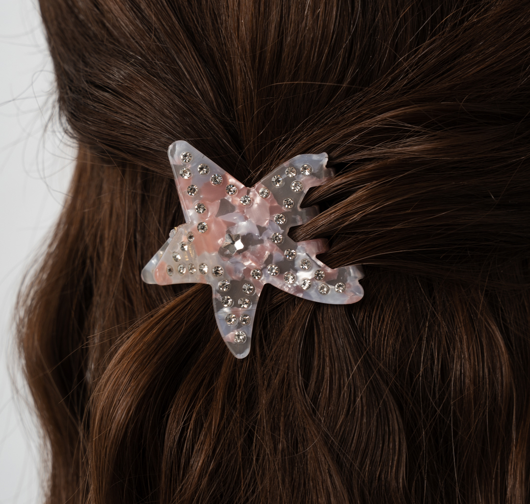 Заколка-краб Мармалато, цвет розовый-мультиколор #2