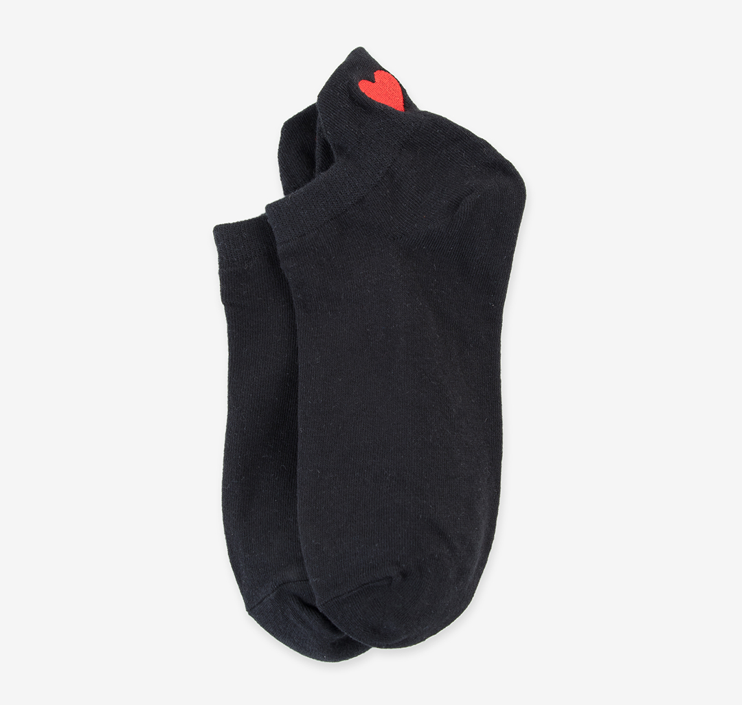 Носки (1 пара) Мармалато, цвет Черный-красный #1