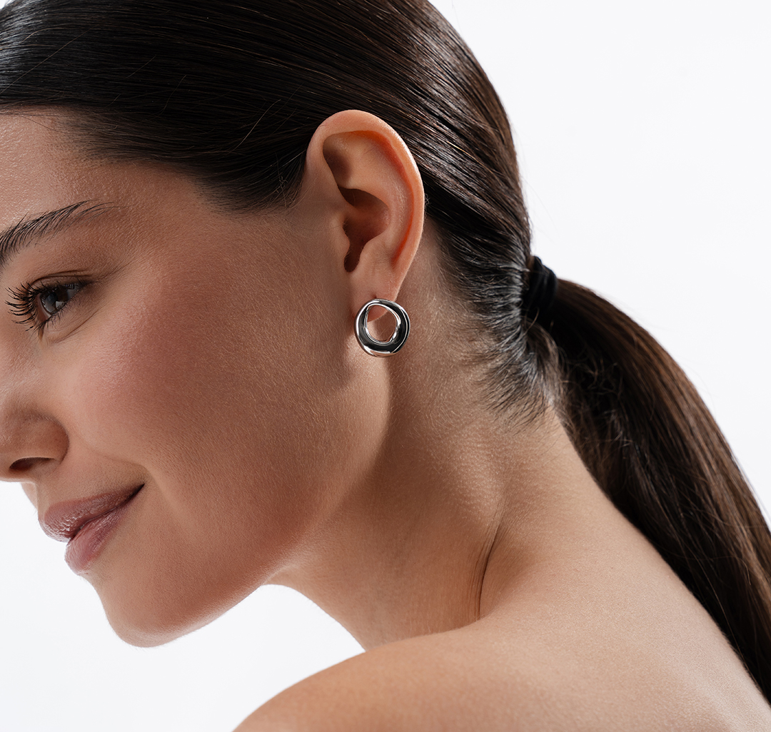 Серьги Мармалато, цвет Серебро #4