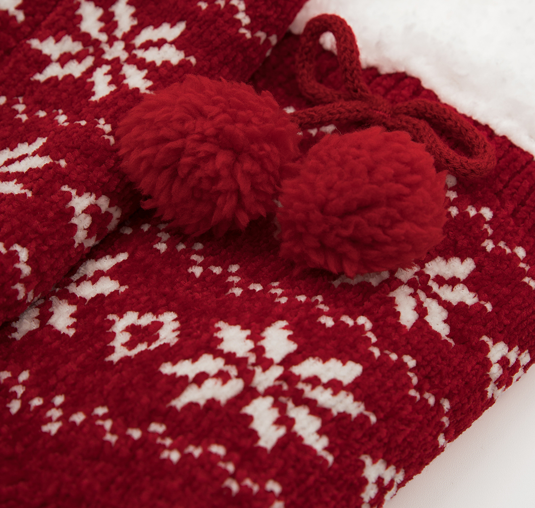 Носки (1 пара) Мармалато, цвет Красный-белый #5