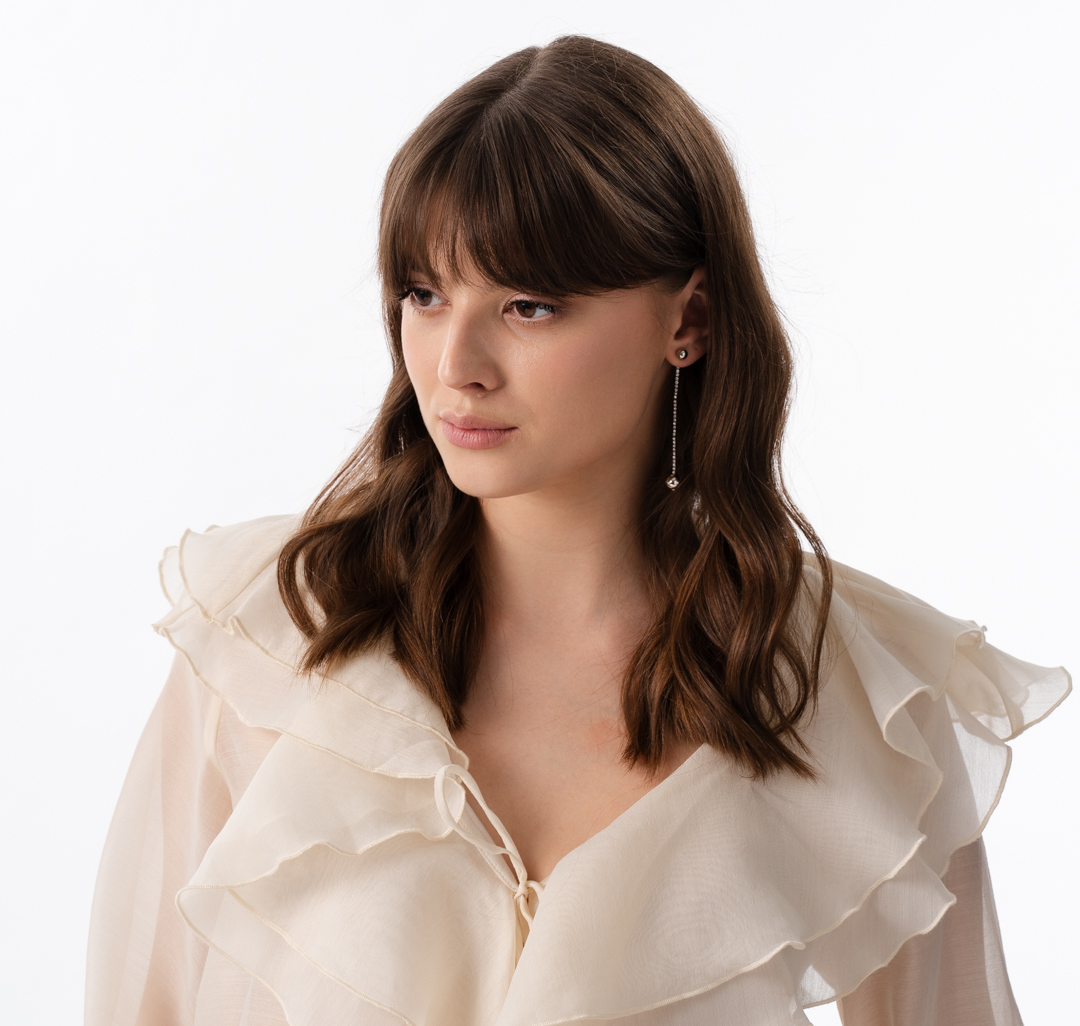 Серьги Мармалато, цвет Серебро-прозрачный #3