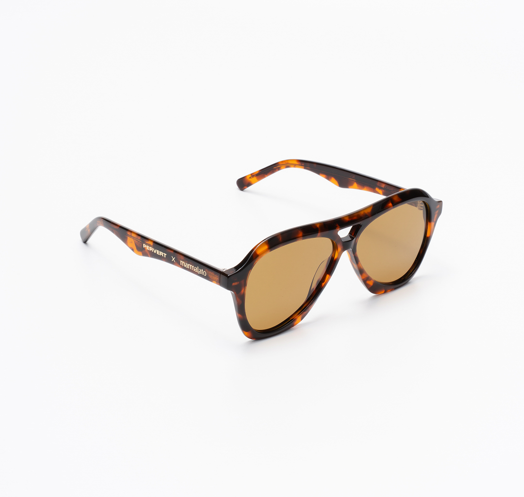 Очки с чехлом Мармалато, цвет темно-коричневый-коричневый #3