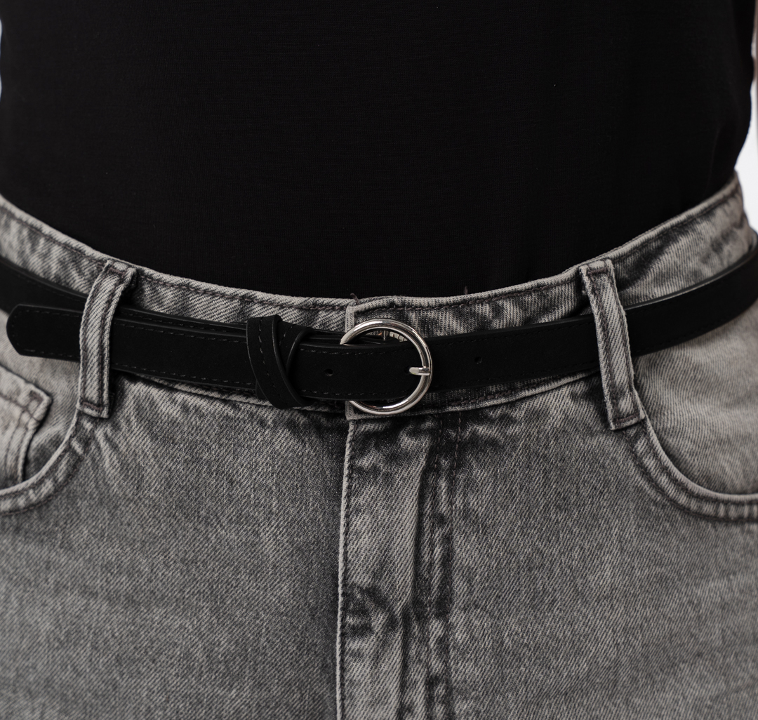 Ремень Мармалато, цвет черный-серебро #4