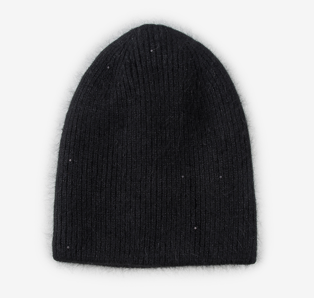Стильная шапка черного цвета Мармалато, цвет Черный #2