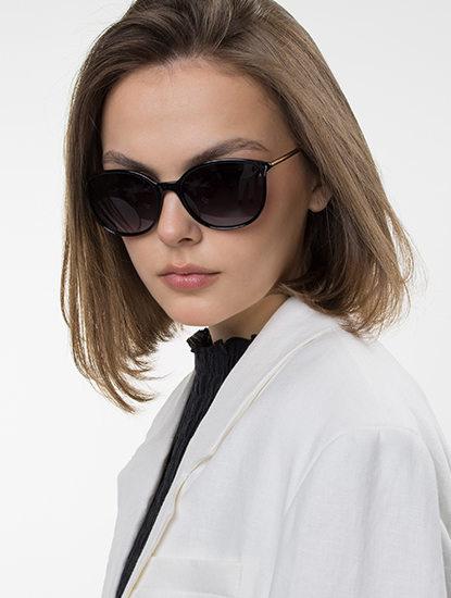 Очки солнцезащитные с поляризацией черные