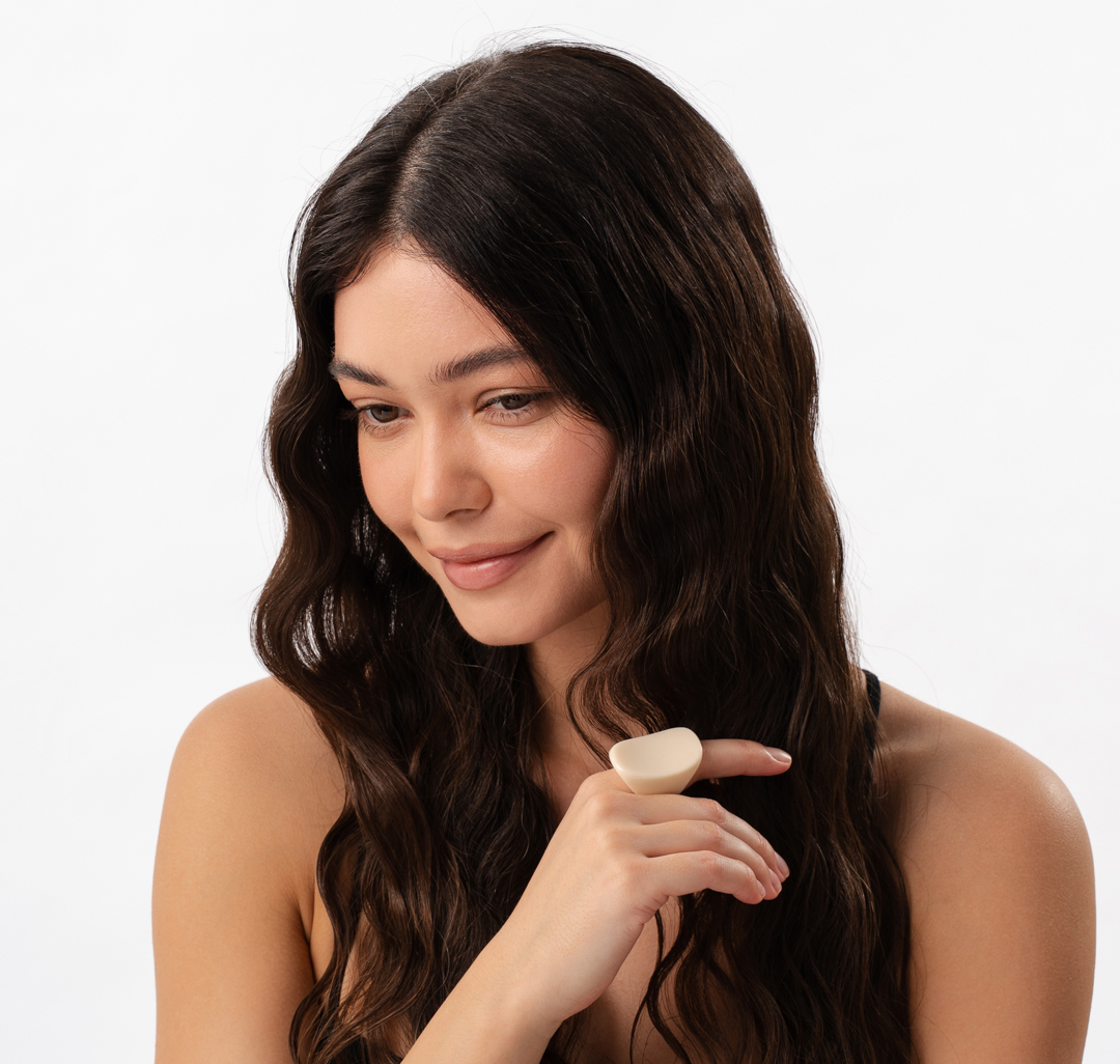 Кольцо Мармалато, цвет молочный #3