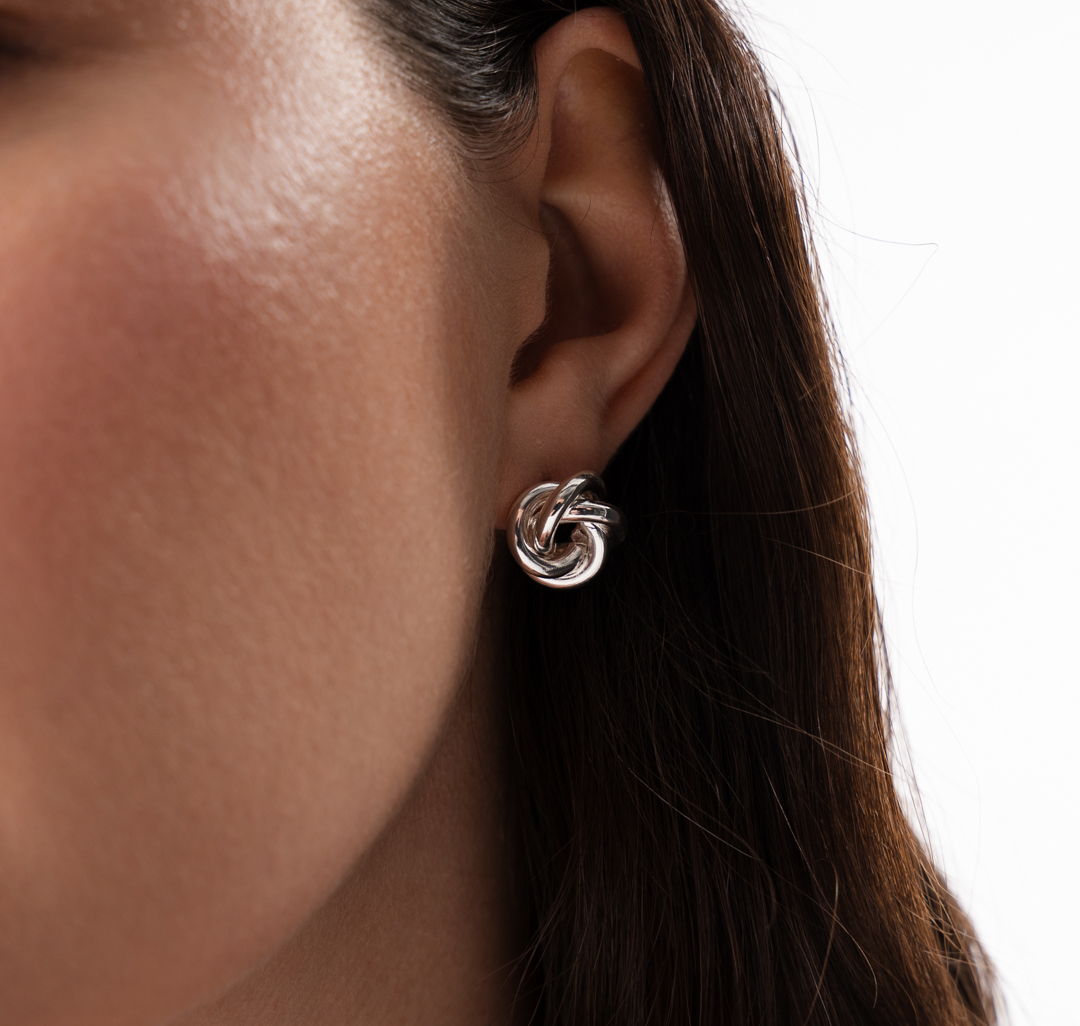 Серьги Мармалато, цвет белое серебро #1