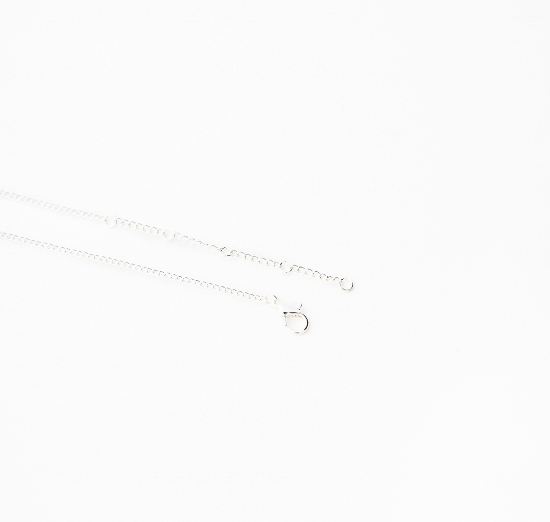 Колье Мармалато, цвет белое серебро #3