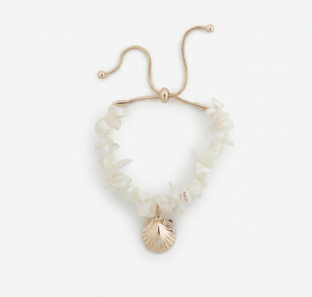 Браслет Мармалато, цвет золото-молочный #3