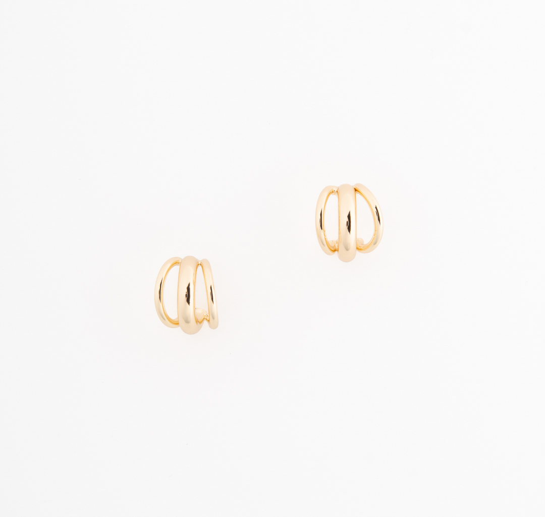 Серьги Мармалато, цвет золото #4