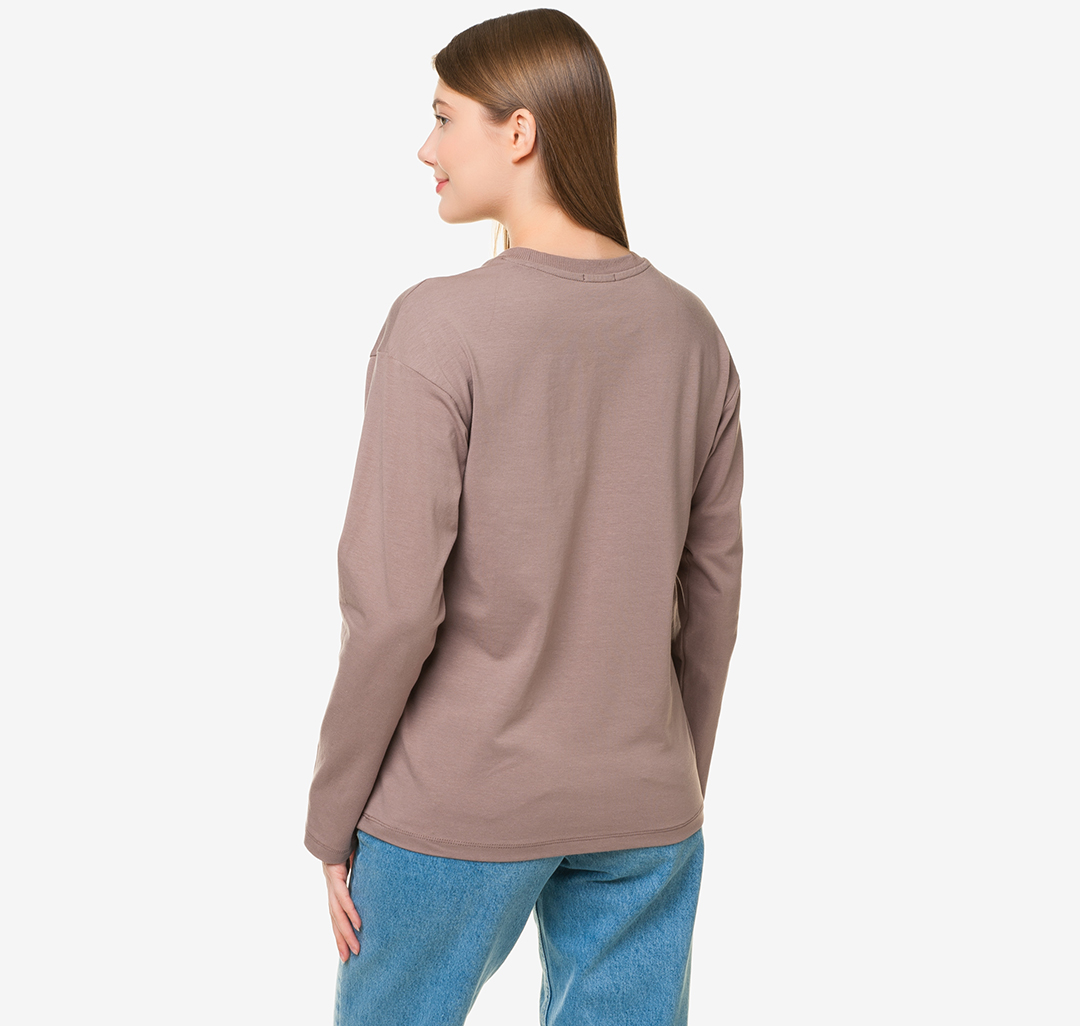 Лонгслив Мармалато, цвет Кофейный #7