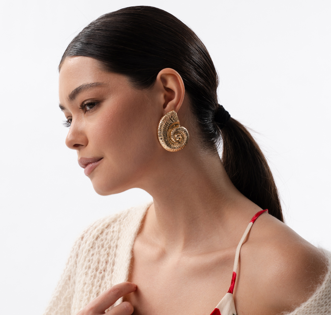 Серьги Мармалато, цвет золото #3