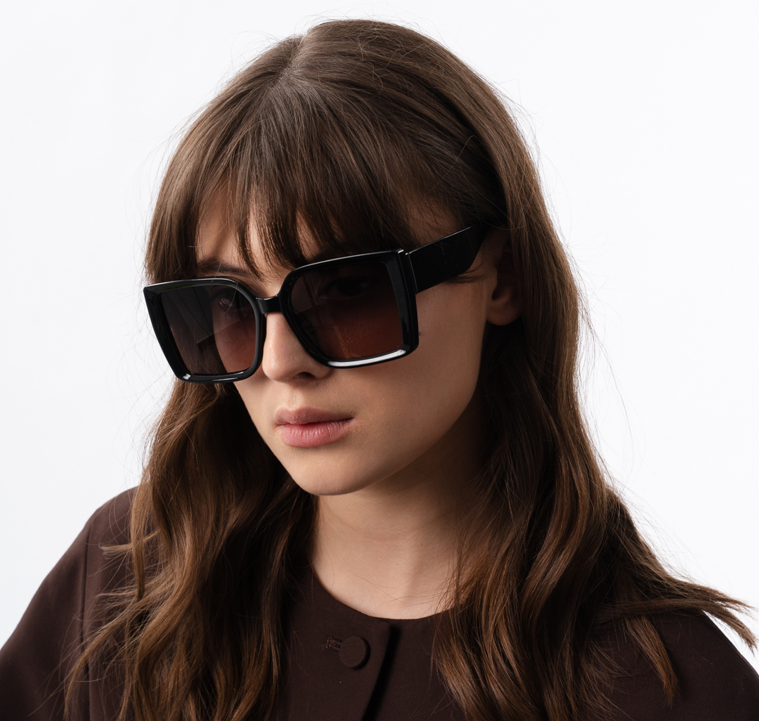 Очки с чехлом Мармалато, цвет Черный-коричневый #1