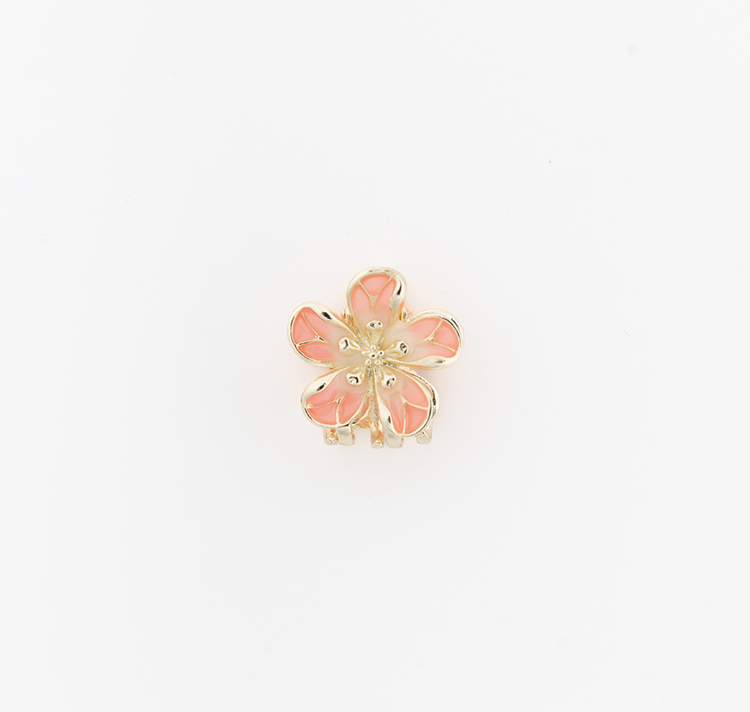 Заколка-краб Мармалато, цвет золото-розовый #3