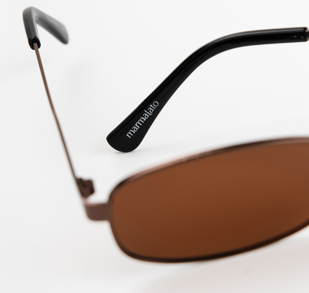 Очки с чехлом Мармалато, цвет коричневый #6