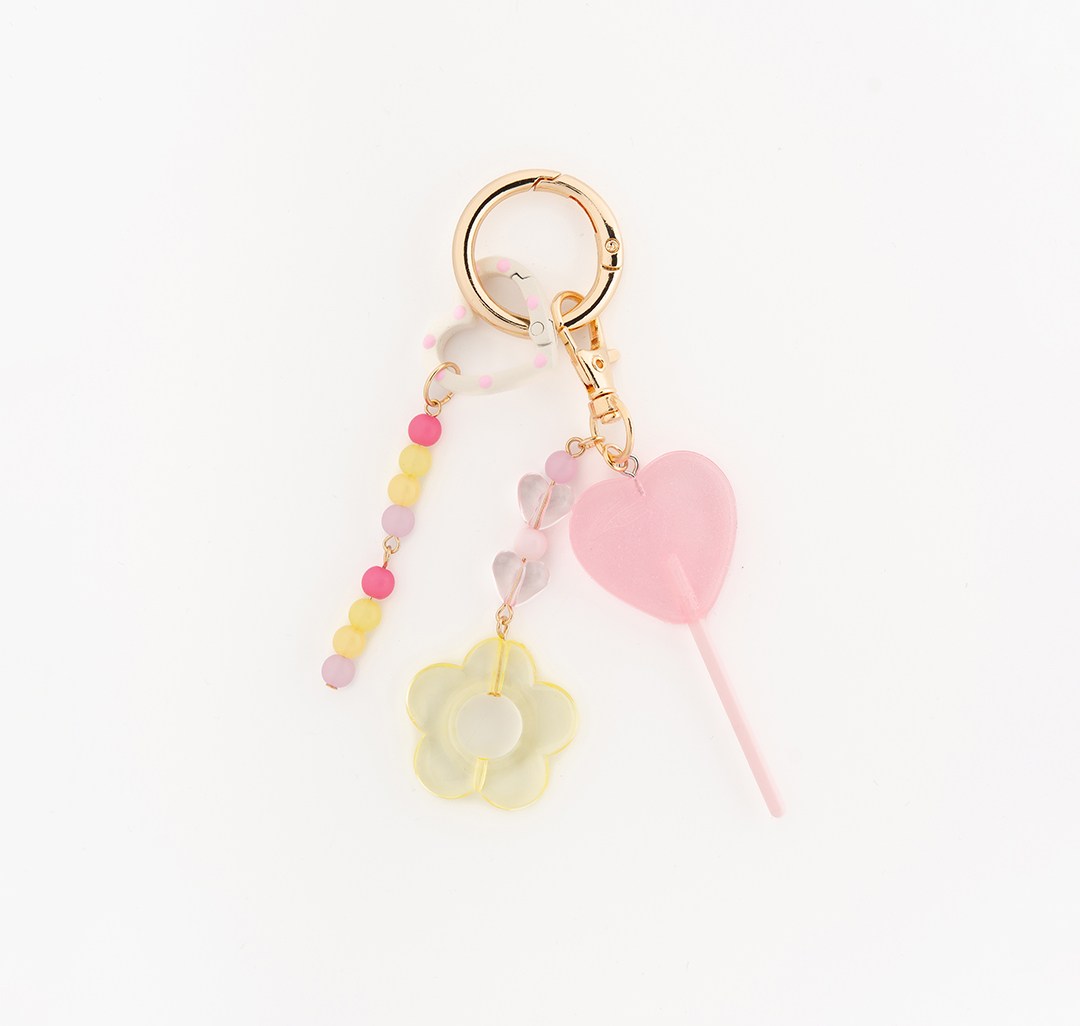 Брелок Мармалато, цвет розовый-золото-желтый #1