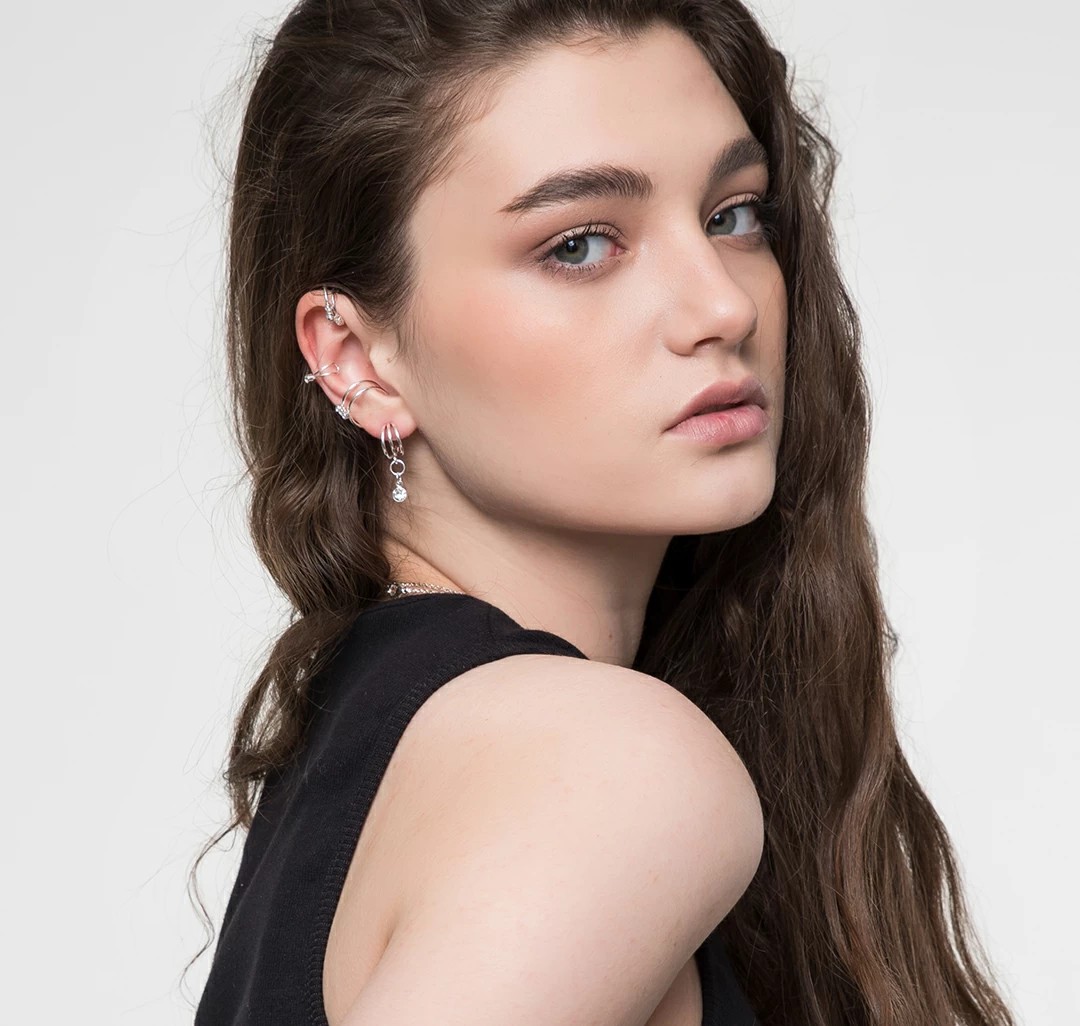 Набор каффов (6 шт) Мармалато, цвет белое серебро-прозрачный #2