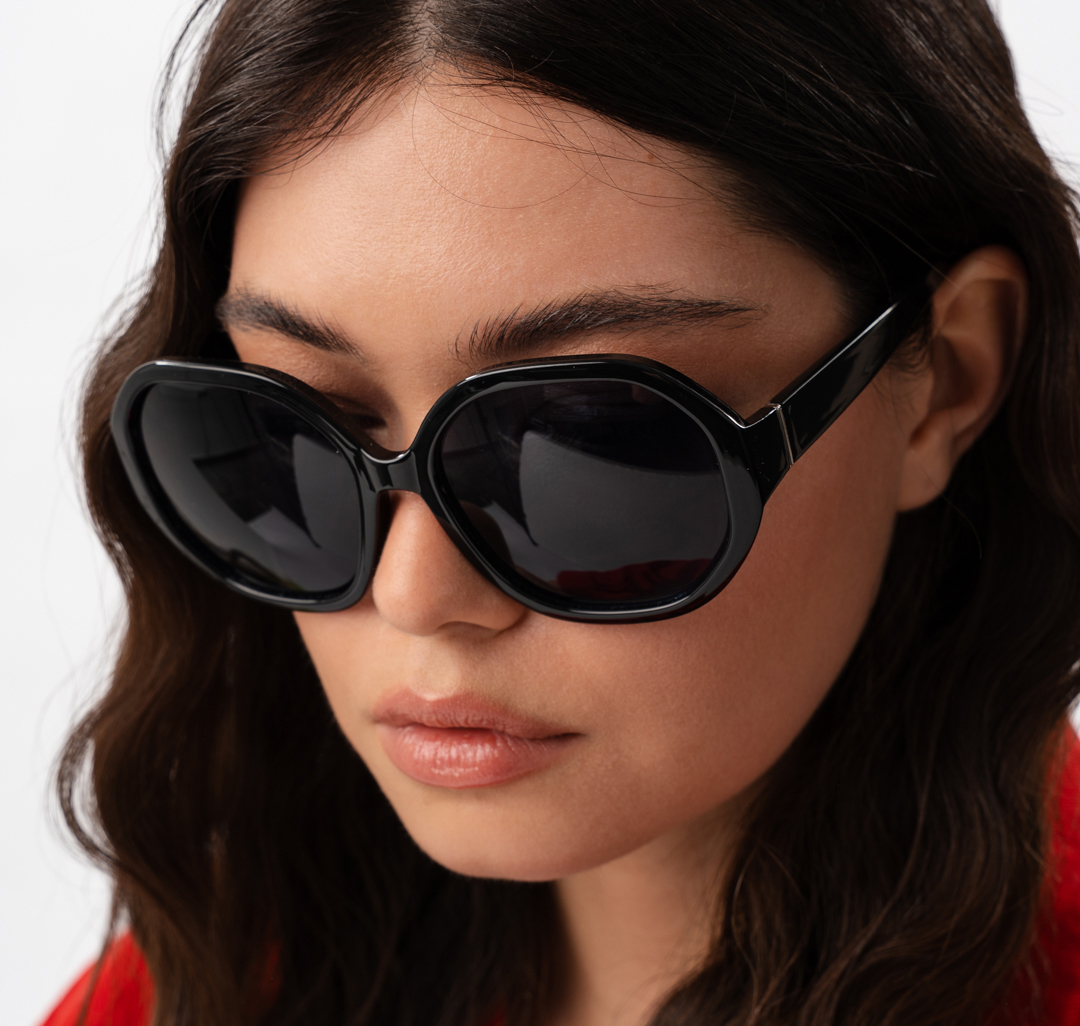 Очки с чехлом Мармалато, цвет черный-серебро #1