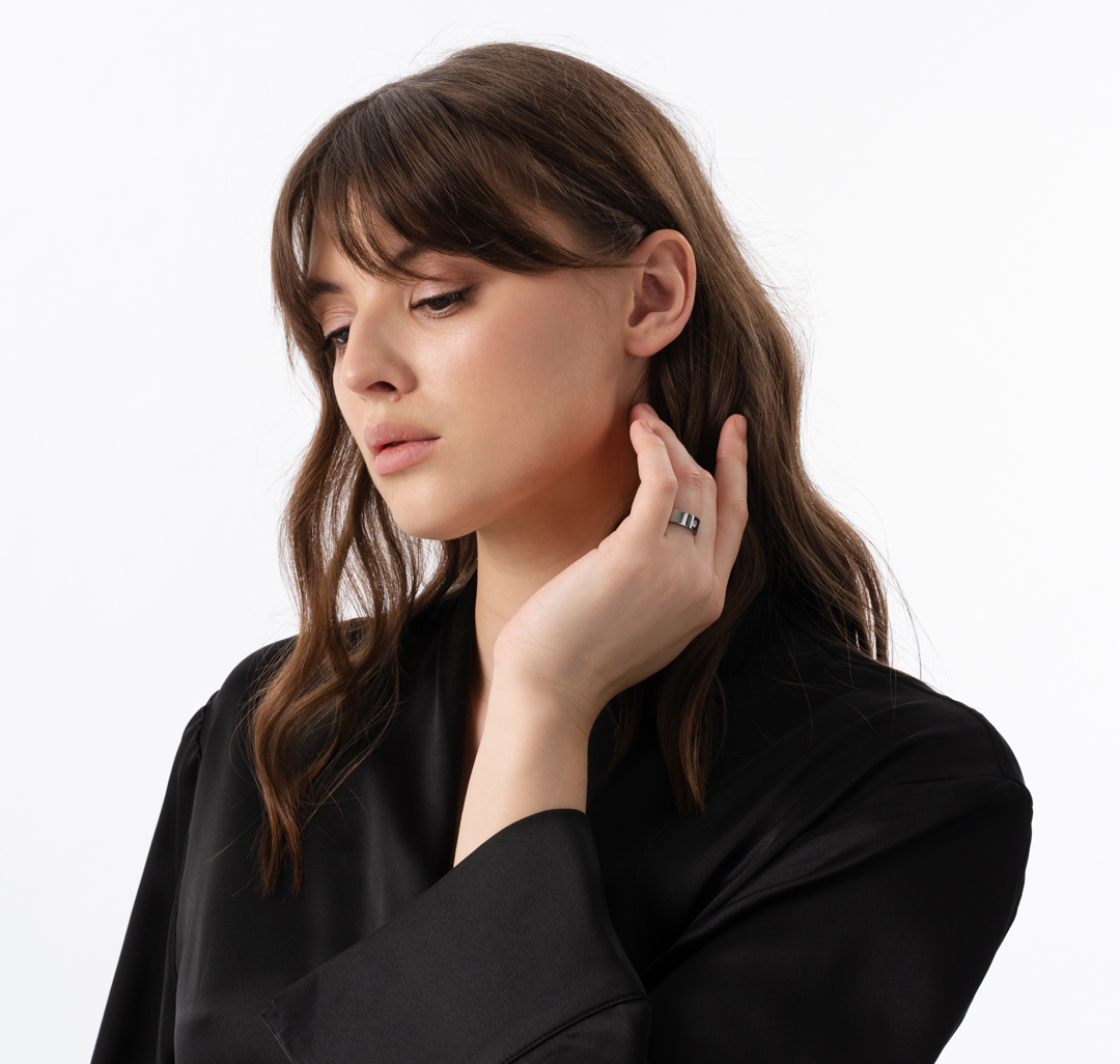 Кольцо Мармалато, цвет Серебро-прозрачный #2